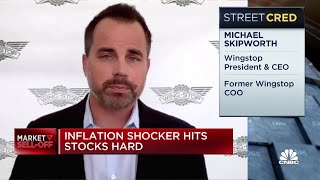 We are seeing meaningful deflation in our business, says Wingstop CEO, Michael Skipworth