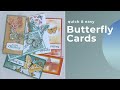 Mini Slimline Cards|Six Easy Butterfly Brilliance Cards to Make Today!