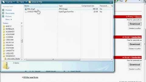 How to install font on Paint.NET