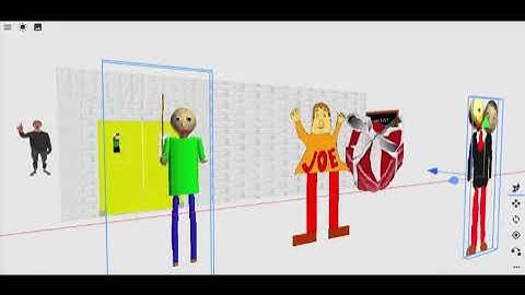 Moving all the characters around | Baldi