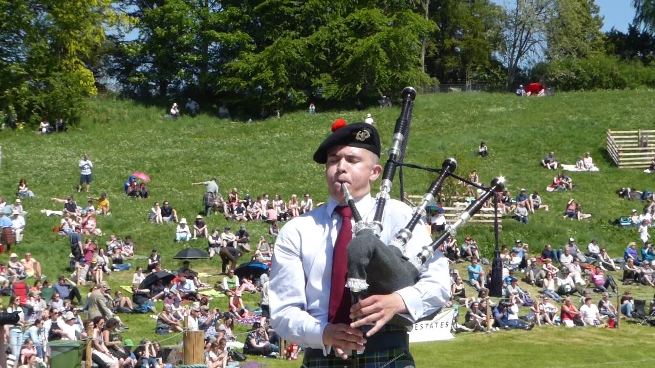Piper Archie Drennan Solo Piping Competition Highland Gathering Blair ...
