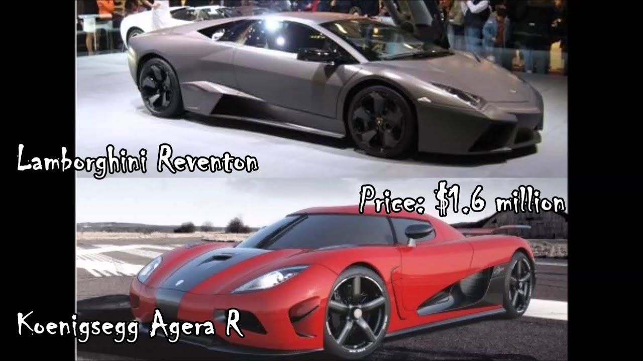 Top 10 Most Expensive Car YouTube
