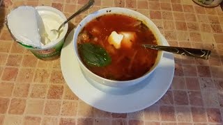 بورش  الحساء الأكثر شعبية في أوكرانيا و روسيا  борщ по секретам Адама-Soup borscht by Adam's secrets