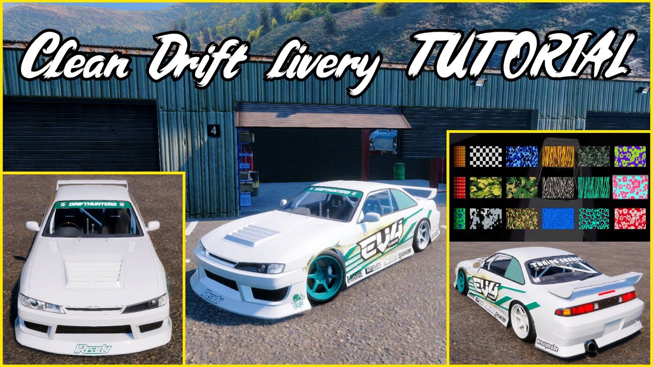 design a drift car livery