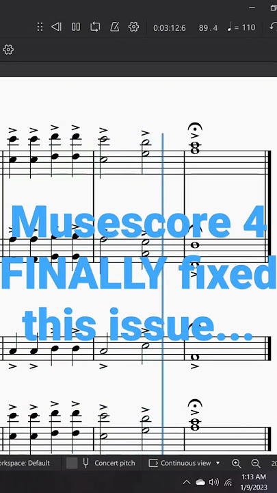 Musescore 4 FINALLY Fixed This Issue!