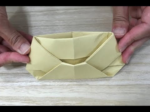 ポーチの作り方 簡単折り紙レッスン Youtube
