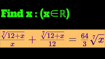 Learn How To Solve|Find The Value Of x|Math Olympiad Questions