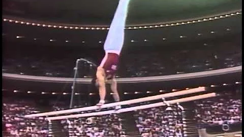 Jarrod Hanks - Parallel Bars - 1992 McDonalds American Cup