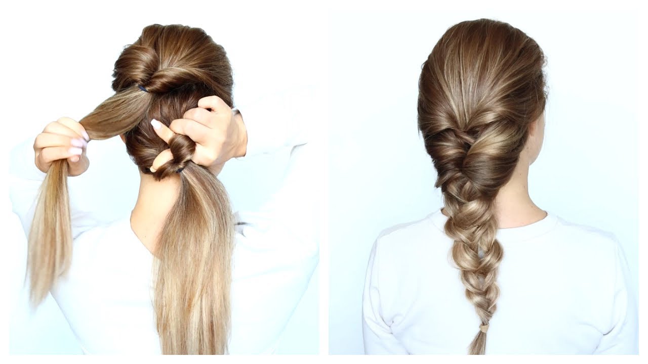 EASY FRENCH BRAID HAIR HACK ❤️ I've never been able to French