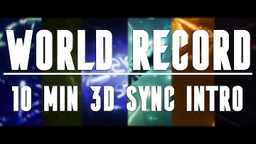 WORLD RECORD! 10MIN C4D SYNC 3D INTRO | SlombieFX