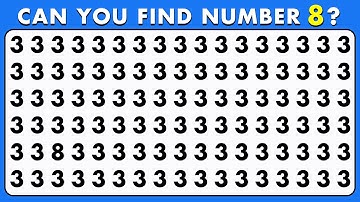 Challenge Your Vision: Spot the Odd Numbers in this Puzzle Quiz!