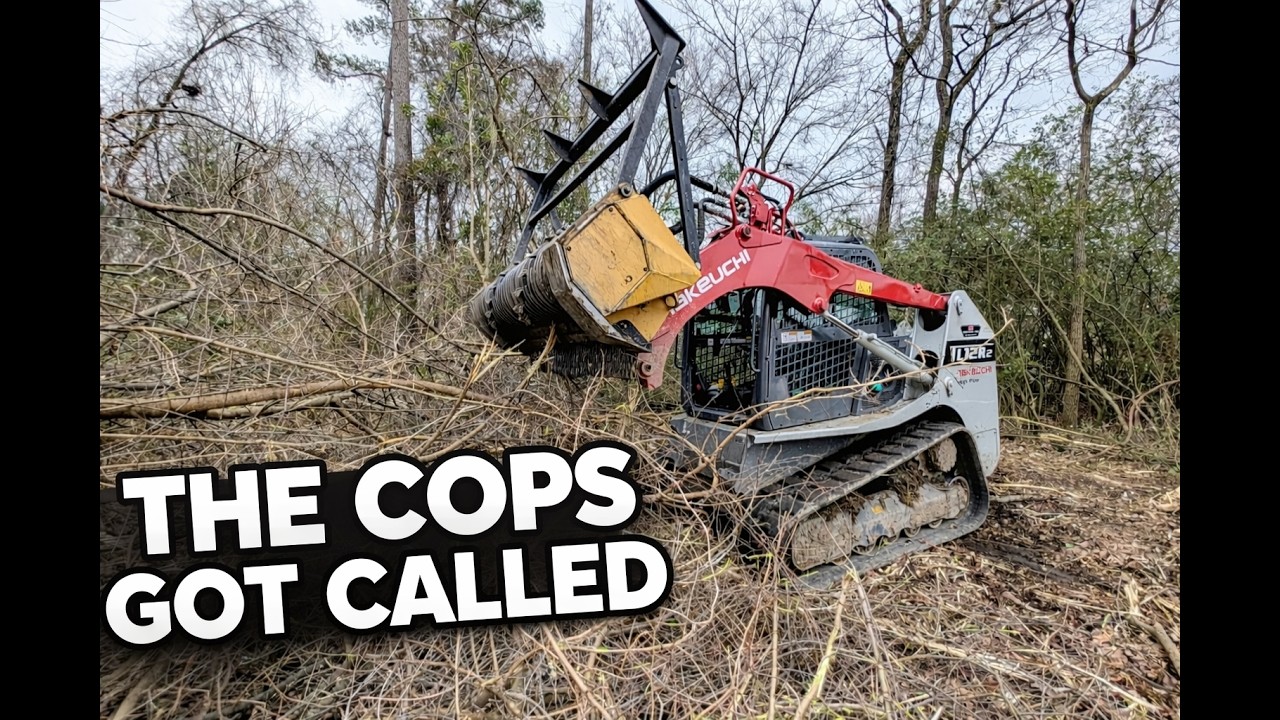 Forestry Mulching Some Brush and a Neighbor Looses It!!