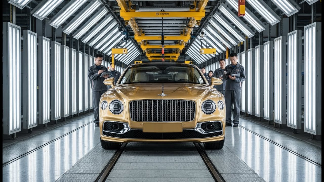 How Bentley Builds the 2026 GOLD Flying Spur Speed — Full Assembly & Luxury Interior (4K)