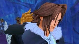 Kingdom Hearts 2 - Cloud and Sephiroth meeting full cutscene