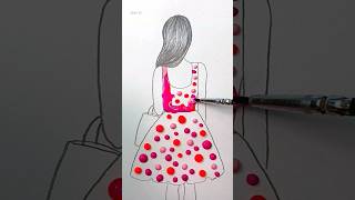 Barbie Satisfying Colormix Art #joancreations #youtubeshorts #dress #colormix #shorts #barbie