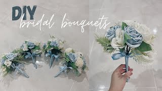 DIY Bridal/Bridesmaid bouquets | UNDER $20
