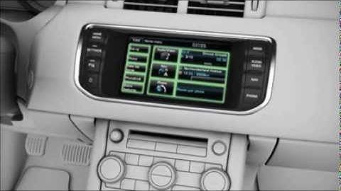 How To Operate the Range Rover Evoque Touch Screen