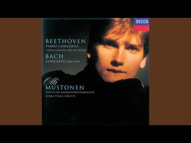 Bach - Concerto pour clavier et cordes BWV 1054 : O.Mustonen / Philharmonie Chbre Allemande