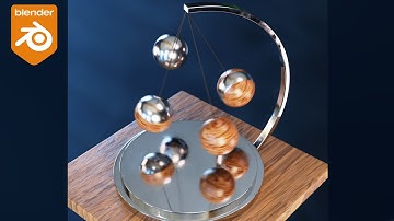Satisfying Swinging Spheres - Looping Animation (Blender Tutorial Trailer)
