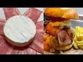 残業ない日に最強カマンベールチーズベーコンチーズバーガーを食べる深夜飯テロ