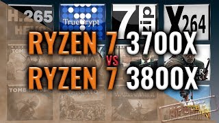 Ryzen 7 3700X vs Ryzen 7 3800X - 15 Tests 🆕 – Which is better?