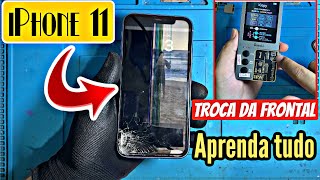 COMO TROCAR TELA DO IPHONE 11 COM TRUETONE FUNCIONANDO | TROCA DA FRONTAL IPHONE 11