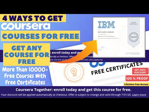 Video: Bolehkah saya mendapatkan sijil daripada Coursera secara percuma?