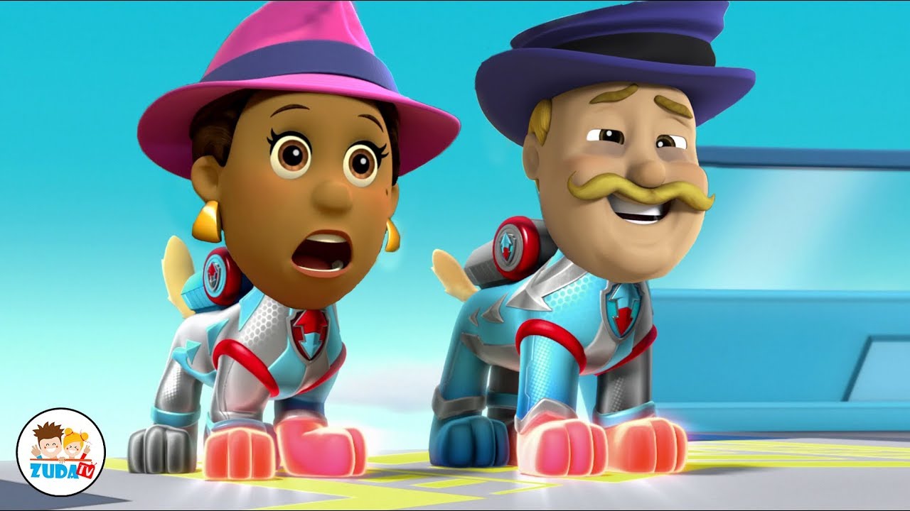 funny kids videos ⭐ Super Paws Face Swap ⭐ Mighty Pups Episode 04