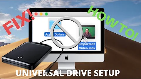 How to Fix Can't Transfer Files onto External Drive on a Mac | Make your Mac Drive Universal