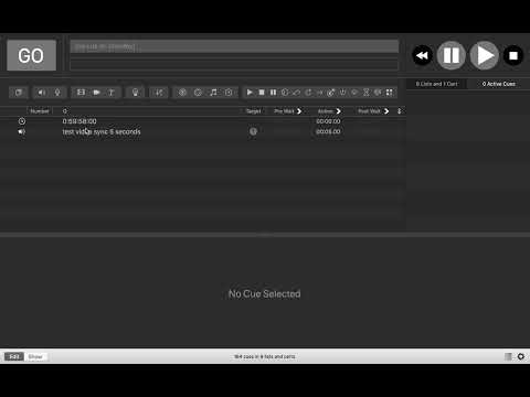 Playback with timecode in Qlab