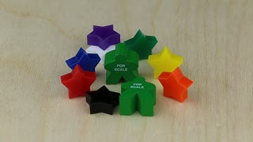 Flat Star - Board Game Pieces from The Game Crafter