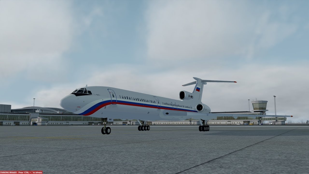 P3Dv3.4/ VATSIM / Ту-154 / Москва - ЕКБ / Полет за компанию