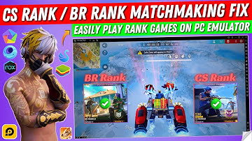How to Play CS Rank & BR Rank on PC Emulators | Free Fire Matchmaking Problem Solved
