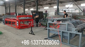 NEW DESIGN automatic 8roll making brickforce welded wire mesh machine