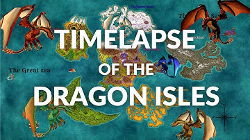 Fantasy D&D Map Timelapse - Creating The Dragon Isles Map - Long Lost Islands - Wonderdraft
