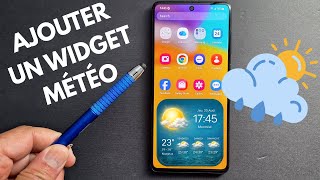 Comment ajouter un widget météo sur téléphone Android screenshot 1
