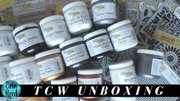 The Crafters Workshop (TCW) Stencils & Mediums NEW RELEASES
