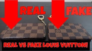 Can you spot the difference? LV Clés Pouch Made in the USA vs France