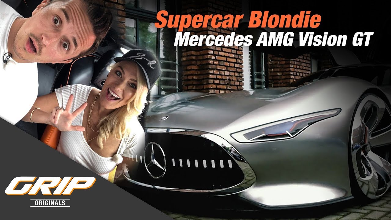 ⁣Supercar Blondie meets Mercedes AMG Vision GT | GRIP Originals