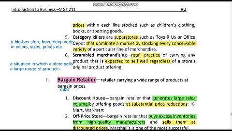 mgt211 lecture30 / wholesaller, retailer and physical distribution