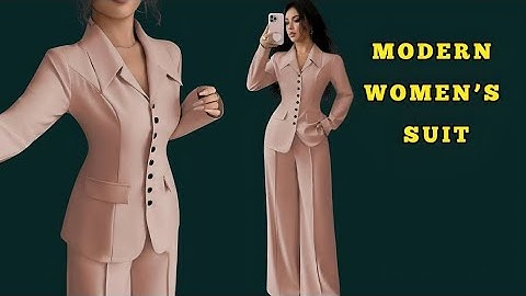 ✅ Women’s Suit Pattern Tutorial | Why This Collar Looks Expensive