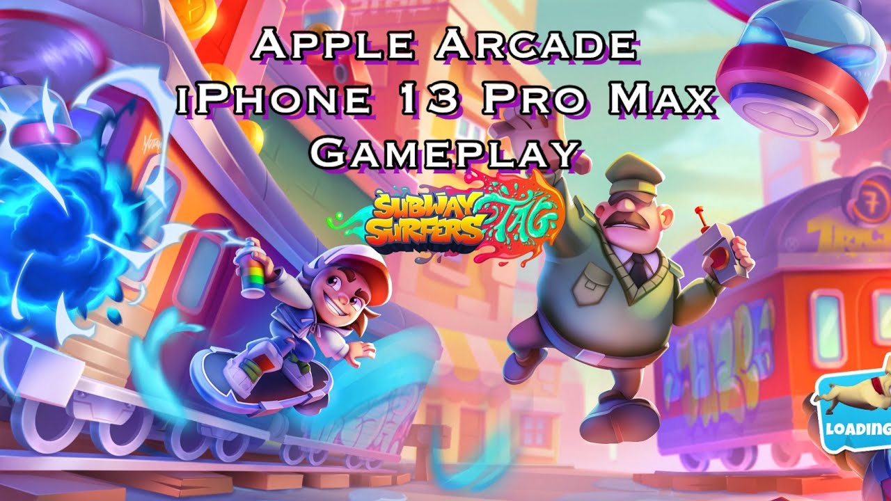 Subway Surfers Tag (Apple Arcade) - iPhone 13 Pro Max Gameplay