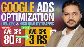 Google Ads Optimization for Low CPC (2026 Strategy) | Low Budget Google Ads Setup | Google ads 2026