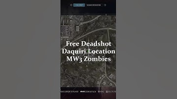 FREE Deadshot Daiquiri Perk Location Modern Warfare 3 Zombies #mw3 #mwz #modernwarfare3