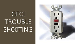 gfci receptacle / breaker tripping or not working. electrical troubleshooting electrician