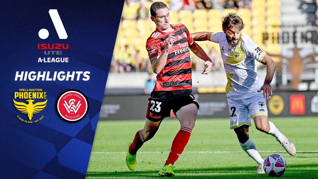 HIGHLIGHTS Wellington Phoenix vs Western Sydney Wanderers ALeague