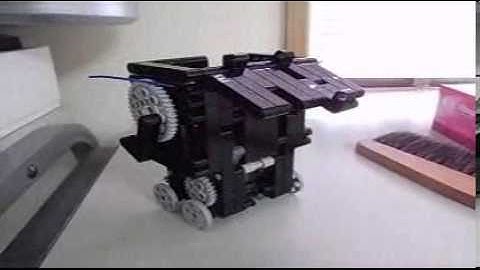 Lego Technic Small 4Wheel Black Robot 005