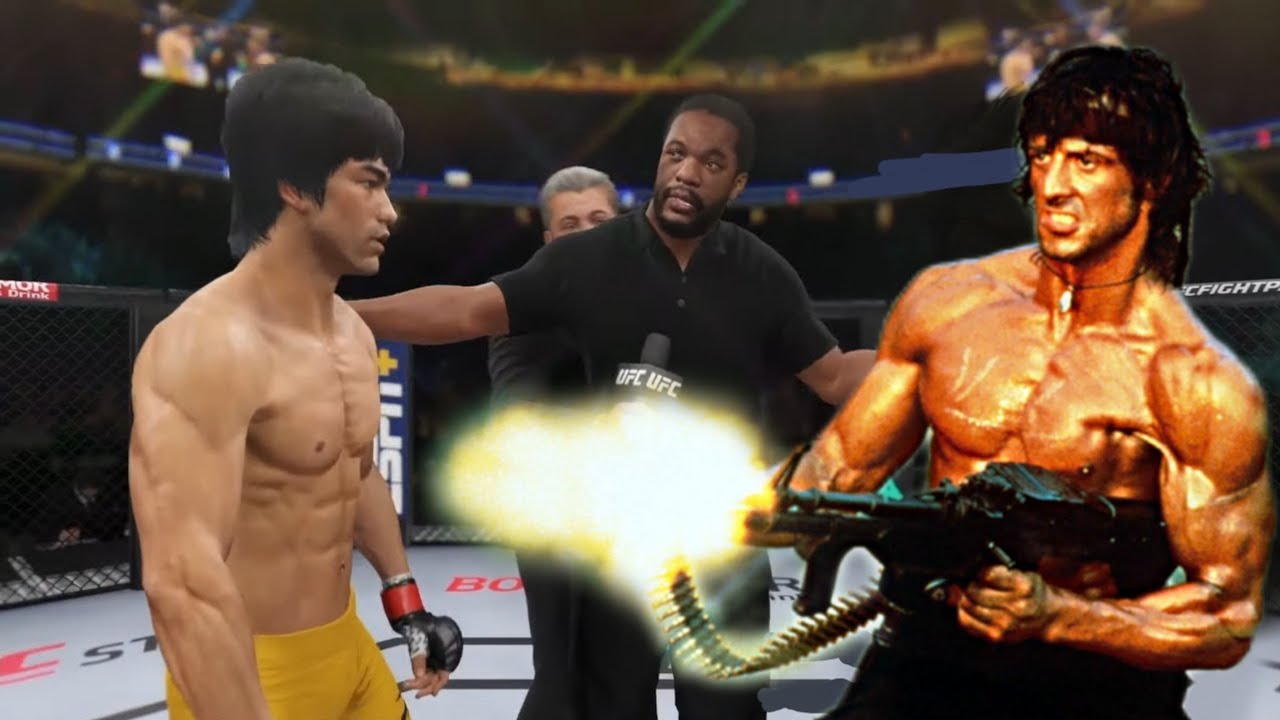 Ufc Rambo UFC4 Bruce Lee vs John Rambo EA Sports UFC 4 - YouTube
