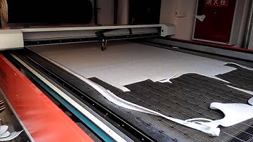 large format laser cutting machine with auto feeder device  textile/fabric cutting machine