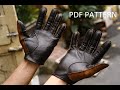 How to make a gloves leather handmade PDF pattern